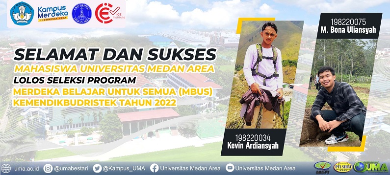 Selamat Kepada Mahasiswa UMA Lolos Seleksi Program Merdeka Belajar Untuk Semua