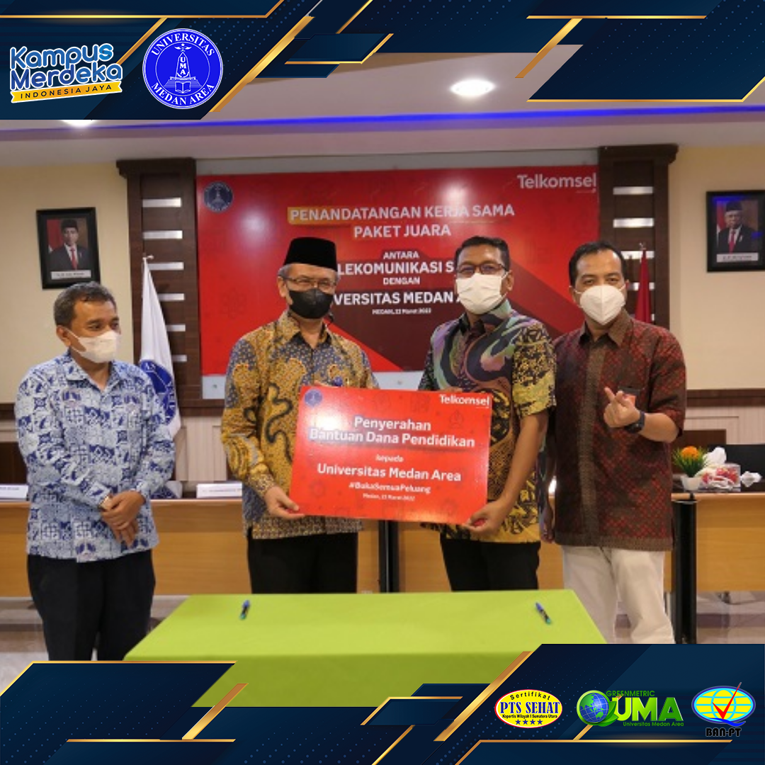 Universitas Medan Area Gandeng Telkomsel