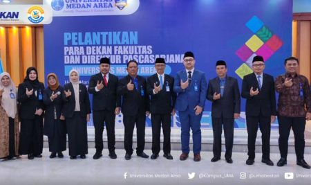 Pelantikan Dekan Fakultas dan Direktur Pascasarjana UMA Periode 2025–2027